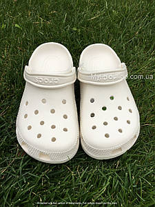 Сабо Crocs Classic Clog 43 р 27.7-28.2 см Білі 10001-M10/W12 White
