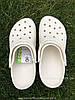 Сабо Crocs Classic Clog 37 р 23.2-24 см Білі 10001-M5/W7 White, фото 3