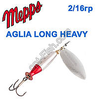 Блешня Mepps Aglia longheavy srebrna/srebr.korpus 2/16g