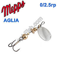 Блешня Mepps Aglia srebrna-silver 0/2,5g