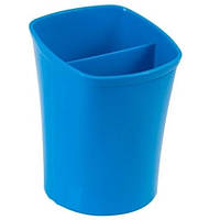 Стакан для ручок квадратний ZiBi синій (ZB.3001-02)