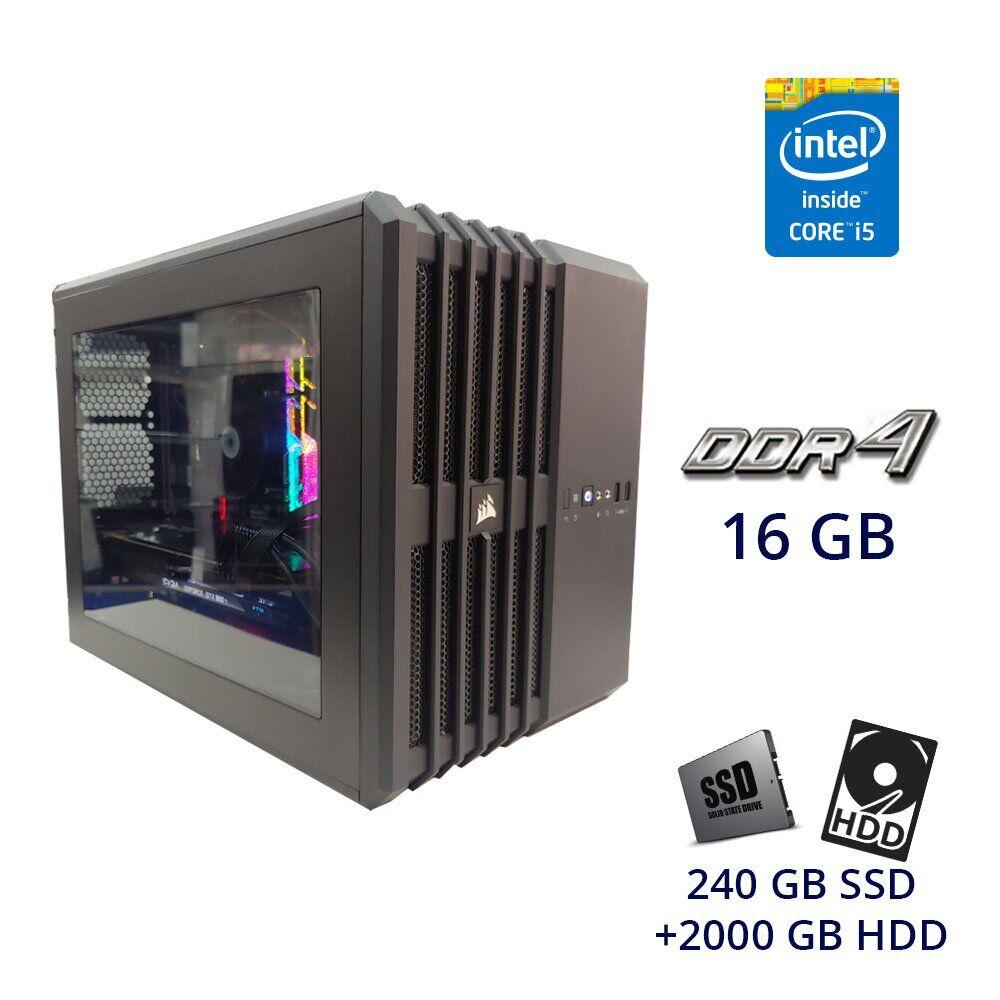 Ігровий ПК Custom / Core i5-6600K 4 ядра 3.5-3.9 GHz / 16GB DDR4 / 240GB SSD+2000GB HHD / GeForce GTX 980 Ti 6GB GDDR5