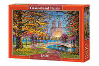 Пазлы 1500 элементов "Осенняя прогулка, Центральный парк", C~151844 | Castorland