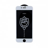 Защитное стекло для iPhone 7 Plus Moxom на весь экран 5д фирменное стекло на телефон айфон 7 плюс белое