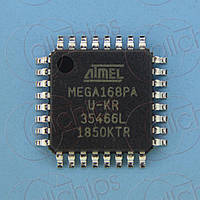 Микроконтроллер 8бит Atmel ATmega168PA-AU TQFP32