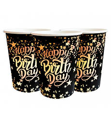 Одноразові стаканчики "HB stars", 10 шт, 230 мл.