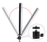 Кільцева LED лампа з пультом діаметр 12"-028 (30 см) Black 1 кріпл.тел USB (Без штативу), фото 6