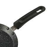 Сковорода млинна Ofenbach 20см з мармуровим покриттям для індукції і газу KM-10(1)0204MR, фото 4