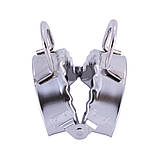 Форма для ліплення вареників з нержавіючої сталі 13х8,5х3см KM-8837, фото 2