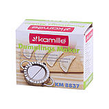 Форма для ліплення вареників з нержавіючої сталі 13х8,5х3см KM-8837, фото 3