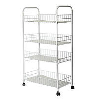 Етажерка 4-х ярусна Besser 50х80х120см металева KM-2750-4