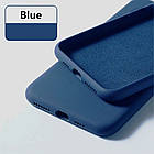 Чехол Silicone Case full для Xiaomi Redmi Note 10 Pro Navy Blue, фото 9