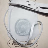 Клапан для рюкзака "Лев". Колір Білий, фото 2