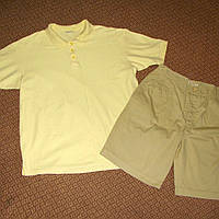 Чоловіче поло Primark і шорти бермуди р. 48-50 чоловічий літній комплект