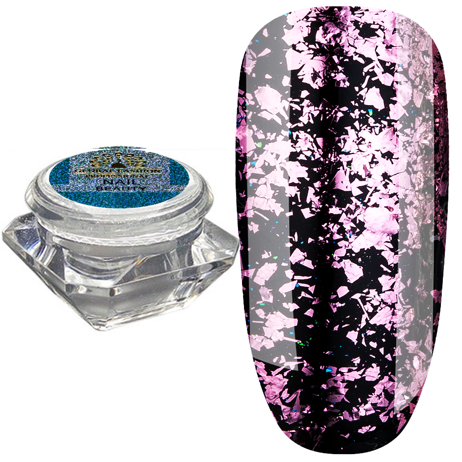 Купить Хлопья юки Color Foil Global Fashion №10, бледно-розовый в Киеве ...