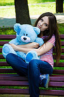 Мягкая игрушка Подарок плюшевый мишка, Плюшевый медведь Потап 50 см Голубой Подарок девушке