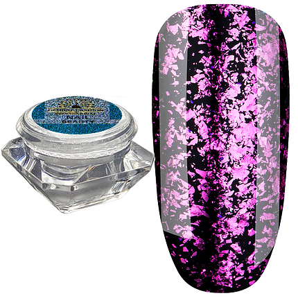 Пластівці юкі Color Foil Global Fashion №06, малиновий, фото 1