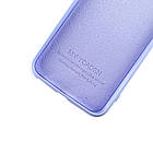 Чохол Silicone Case full для Xiaomi Redmi Note 10 Pro Lilac, фото 3