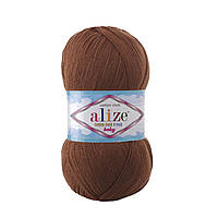 Alize COTTON GOLD FINE BABY (Котон Голд Файн Бейбі) № 493 каштановий (Пряжа бавовна з акрилом, нитки для в'язання)