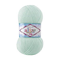 Alize COTTON GOLD FINE BABY (Котон Голд Файн Бейбі) № 522 м'ятний (Пряжа бавовна з акрилом, нитки для в'язання)