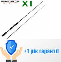 Спінінгове вудилище Favorite X1 662L 1.98 m 2-10g Mod.Fast