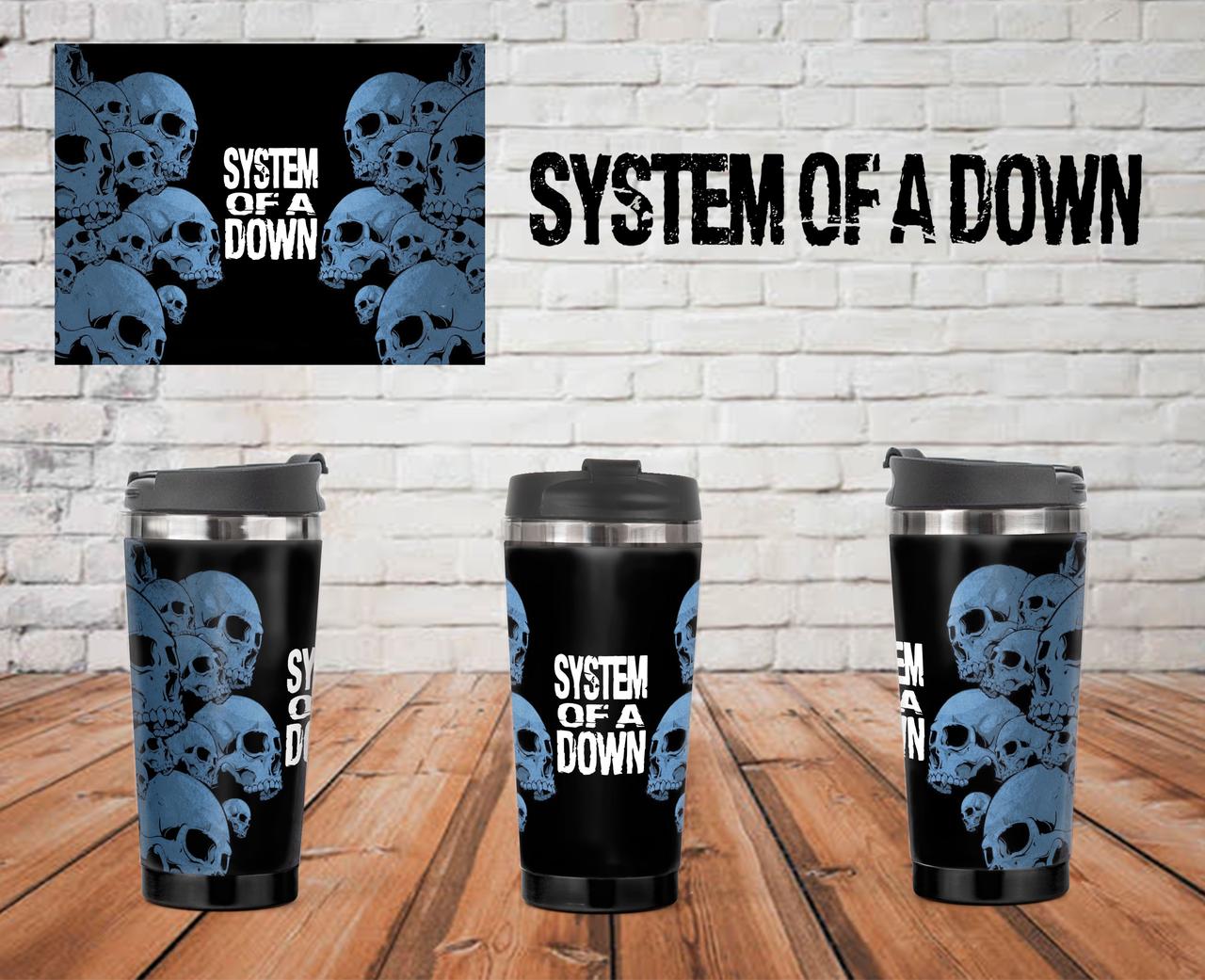 Термостакан System of a Down "Skulls"