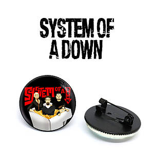 Значок System of a Down "Box"
