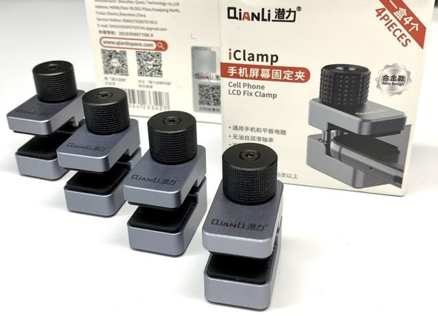Затиск-струбцини QianLi iClamp металеві 4шт (робочий хід 4,5-12мм)
