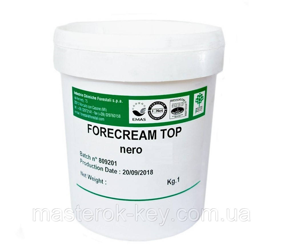 Крем для фінішної обробки Forestali FORECREAM TOP 1 л. колір Чорний