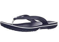 Вьетнамки шлепки синие Crocs flip flop Crocband крокс оригинал размер 11 45 46