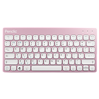 Беспроводная эргономичная Мини Клавиатура Penclic (Швеция) KB3 Wireless цвет розовая