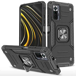 Чехол HONOR Hard Defence Series New Black для Xiaomi Redmi Note 10 Pro