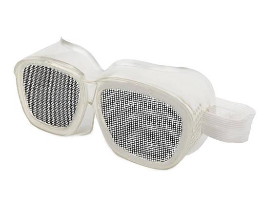 Окуляри газонокосильника та піскоструйника ( лінза сітка металева), фото 1