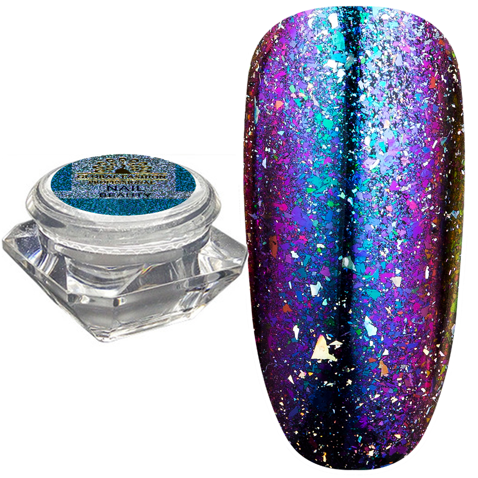 Пластівці юкі Starlight Chameleon Global Fashion №11