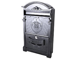 Поштовий ящик чорний із поштовим гербом Англії 18 століття