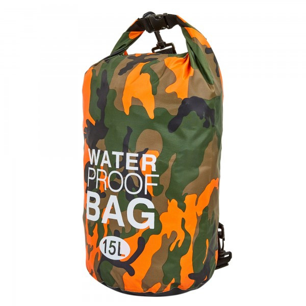 Гермомішок - рюкзак водонепроникний Waterproof Bag 15L (10601OC)