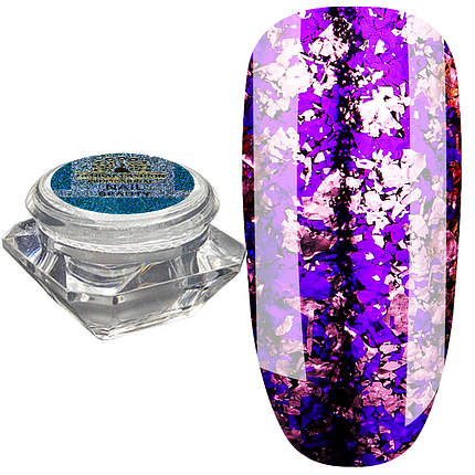 Хлопья юки Fire Works Global Fashion №05, розово-фиолетовый, фото 1