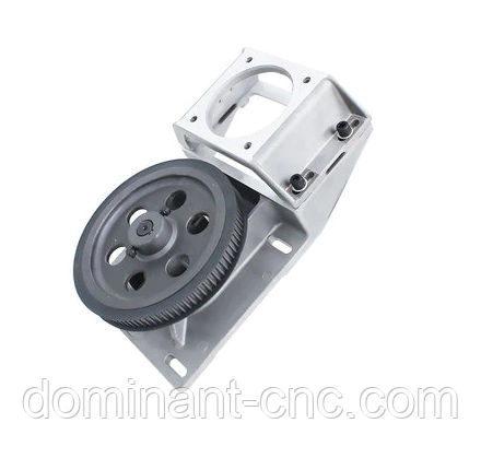 Ремінний редуктор під косозубу рейку модуль 1.25 - 106 мм