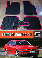 ЕВА коврики Сеат Толедо 1999-2004. EVA резиновые ковры на Seat Toledo 2