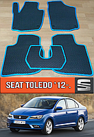 ЕВА коврики Сеат Толедо 4 2012-н.в. EVA резиновые ковры на Seat Toledo 4