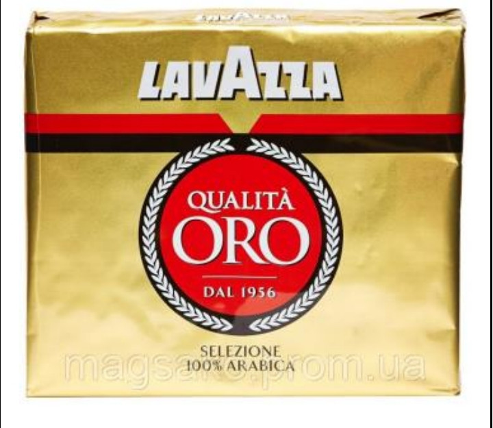 КОФЕ молотый Лавацца ОРО ,Кава Мелена, LAVAZZA ORO ( спайка 2*250г ...