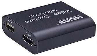 USB HDMI Game Capture адаптер відеозахоплення з аудіовходом/виходом для організації стримінгу