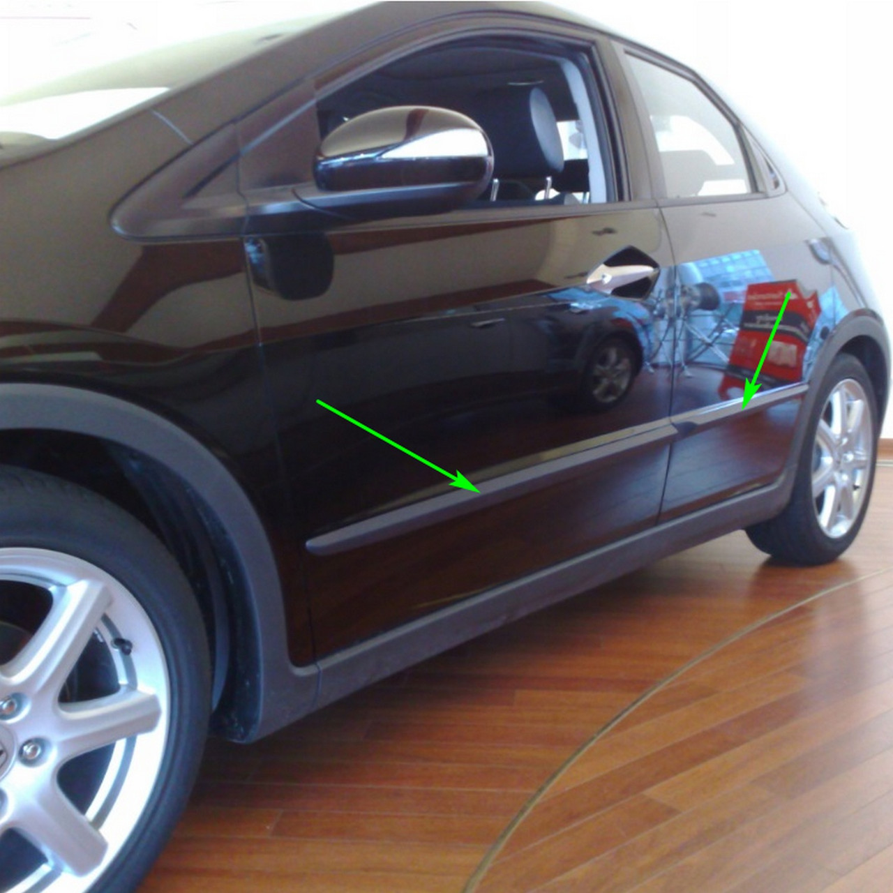 Молдинги на двері для Honda Civic Mk8 5Dr H/B 2006-2011
