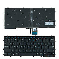 Клавиатура для Dell Latitude 7370 E7370, US, (чёрная, с подсветкой, Original)