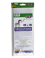 Обложка универсальная для учебников, тетрадей с регулирующим клапаном 425 х 245 мм 200 мкм 5 шт KIDS Line