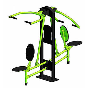 Вуличний тренажер тяга зверху