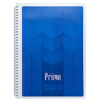 Зошит для записів PRIME, А4, 96 аркушів клітка, картонна обкладинка, синя