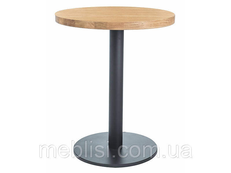 Стіл PURO II LAMINAT колір дуб чорний 80X80 (Signal)