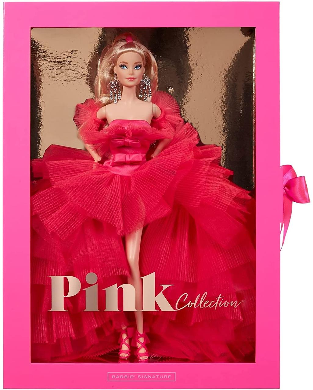 Колекційна лялька Барбі Рожева колекція Barbie Signature Silkstone Pink Collection Pink Premiere GTJ76