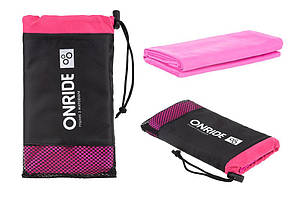 Рушник з мікрофібри ONRIDE Wipe 10 120х60 см рожевий